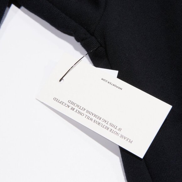 NEW CELINE x Hedi Slimane Loose Zipped Hoodie Black Cotton Fleece Logo XXL 2XL - Picture 15 of 15